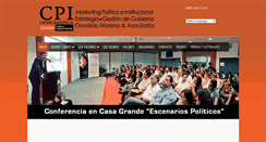 Desktop Screenshot of consultorespoliticosindependientes.com