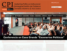 Tablet Screenshot of consultorespoliticosindependientes.com